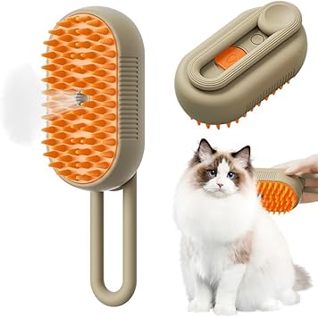 Cepillo Vapor Mascotas Pelaje Brillante