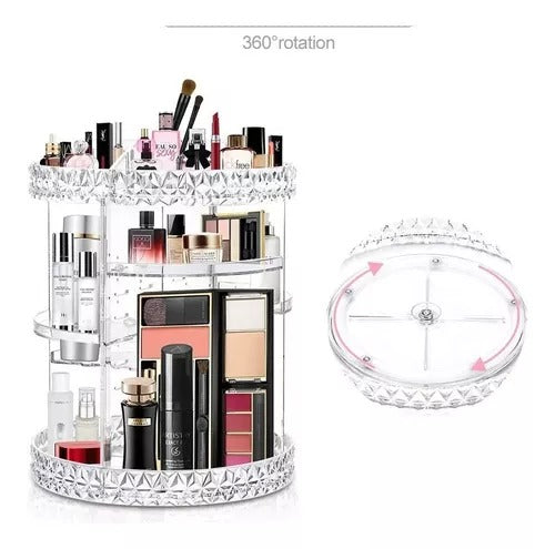 ORGANIZADOR DE MAQUILLAJE GIRATORIO